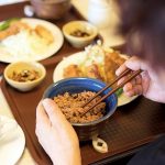 さんきゅうカフェの食事の様子