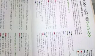 特集誌面「お父さんが一番つらいんや」