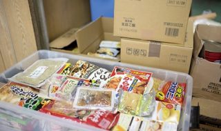 フードバンク（荒川区）に届いた食品の寄付